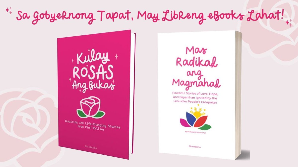 marknhonny's tweet photo. I just downloaded my copy of the "Kulay Rosas ang Bukas" and "Mas Radikal ang Magmahal" books. Excited to read them! 

You can download your free copy at 
👉https://t.co/qTZLKrKSFs 
👉https://t.co/qTZLKrKSFs
👉https://t.co/qTZLKrKSFs

#RosasBook #KuwentoNa10to https://t.co/ulH1Wr2nL0