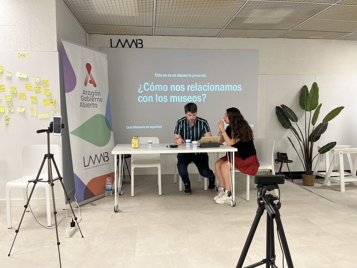 A las 17:30 empieza el podcast de <a href="/eneumzgz/">Esto no es un museo</a> desde <a href="/laaab_es/">Laboratorio de Aragón [Gobierno] Abierto ▪︎ LAAAB</a>

¿Como nos relacionamos con los museos? ¿Y con las instituciones?