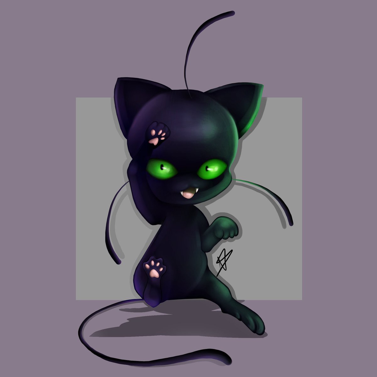 pose, Plagg, poseee 🐾

#miraculousladybug #fanart #plagg