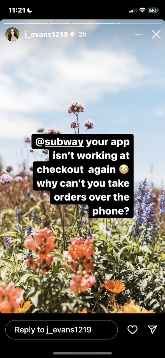 Thursday mood; Jenelle Evans a) using the Subway App b)is unhappy with the performance of said Subway App https://t.co/gSH7QsyMkM