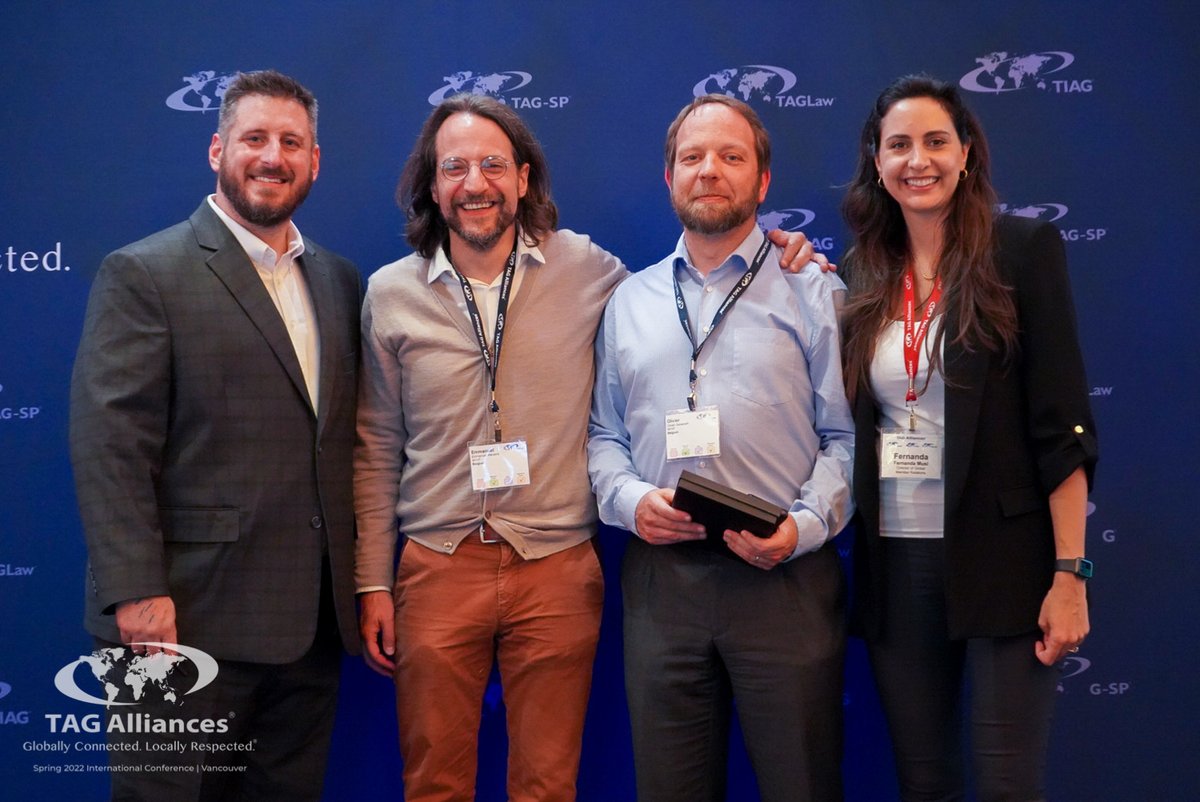 tagalliances's tweet photo. During our Spring International Conference in #TAGVancouver, we honored our TAGLaw members celebrating 10, 15, and 20 year anniversary milestones.

@BronsSalas @CoblentzLaw @Fillmore_Riley @kellerhals_ch @KuitsSolicitors @McLeodLawLLP @MvvpLawyers @Schnader https://t.co/YtyVj1Iwbg
