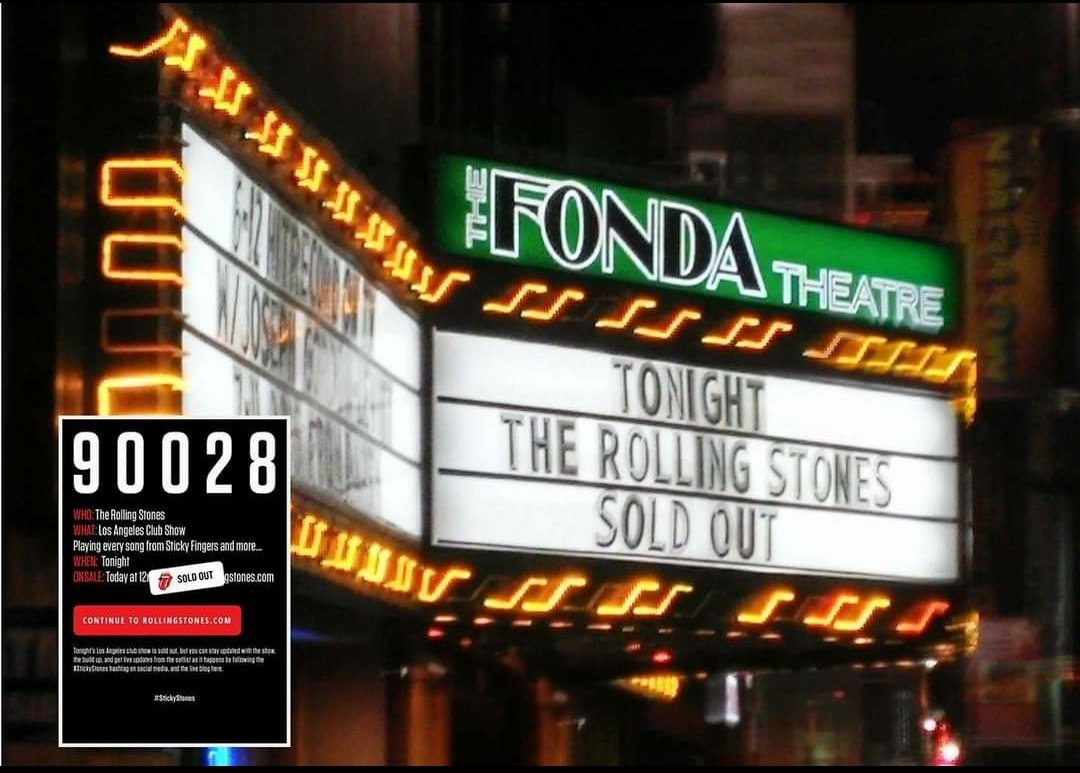CAMontgomery1's tweet photo. May 20 #TBT -- significant date for me as there were 3 #MemoryOfALifetime events with @RollingStones #OTD - First time #TonguePit 2013 at Staples Center, #StickyFingersLive at Fonda #ZipCode90028 in 2015 and #Exhibitionism in London in 2016. Wonder if there will be a fourth? πΉ https://t.co/wm8Sn6BdAO