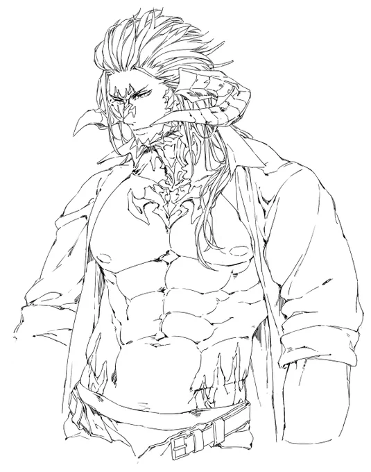 TLでシャツオスラの話が出てたから
たしかいくつか描いたよなぁと思ってみたら結構あった 