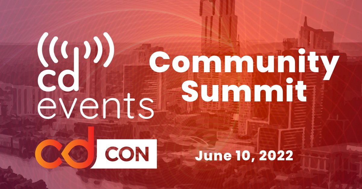 CDeliveryFdn's tweet photo. Missed #CDEventsCon?
Learn about @_cdevents at the Community Summit (June 10)
👇
https://t.co/DAKzbB9XbV https://t.co/2IrLASTqGw