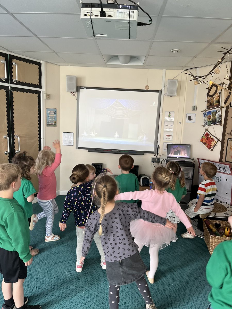 west_pre's tweet photo. One of our children brought in their ballet outfit and showed the other children some of their dances. The children then enjoyed trying to dance along. 🩰 https://t.co/52wFfBIqM9