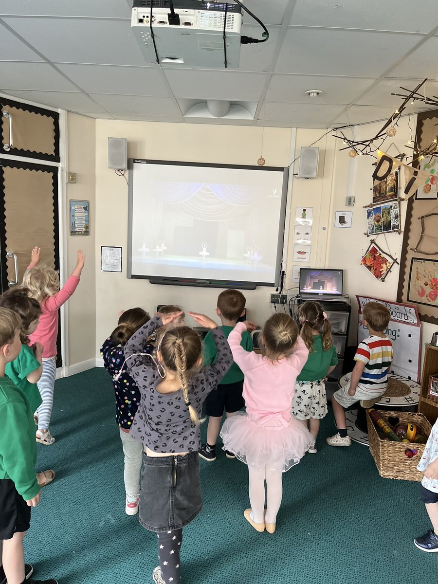 west_pre's tweet photo. One of our children brought in their ballet outfit and showed the other children some of their dances. The children then enjoyed trying to dance along. 🩰 https://t.co/52wFfBIqM9