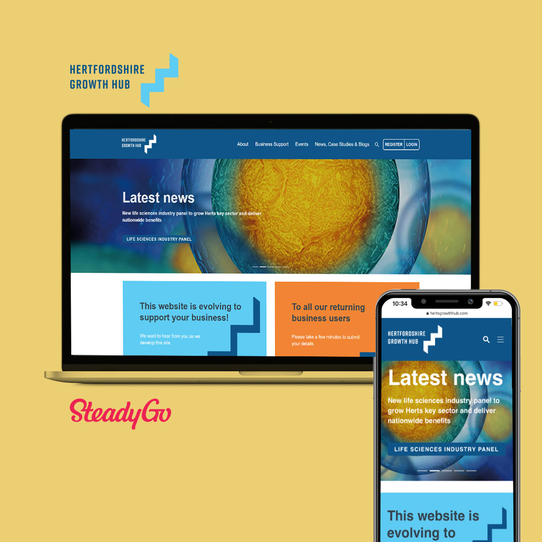 SteadyGoDigital's tweet image. We are pleased to announce the launch of the new website for @Hertsgrowthhub, which we developed using Umbraco 9.
Click the link below to view the full case study: steadygo.digital/our-work/herts…
#webdevelopment #umbraco9 @umbraco