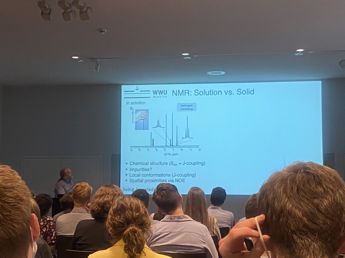 BACCARA @baccaragradschool.bsky.social (@schoolbaccara) on Twitter photo In our last session, which is about “methods”, Prof. Michael Hensen from <a href="/WWU_Muenster/">Universität Münster</a> shared his expertise in solid-state NMR spectroscopy to study reaction products, phase changes and ion dynamics in Li-ion 🔋. In our last session, which is about “methods”, Prof. Michael Hensen from <a href="/WWU_Muenster/">Universität Münster</a> shared his expertise in solid-state NMR spectroscopy to study reaction products, phase changes and ion dynamics in Li-ion 🔋.