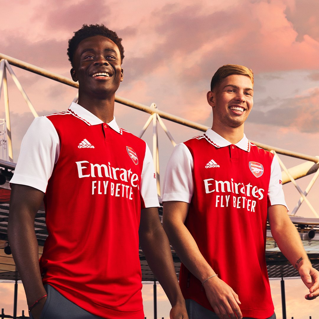arsenal 2022 23 home kit