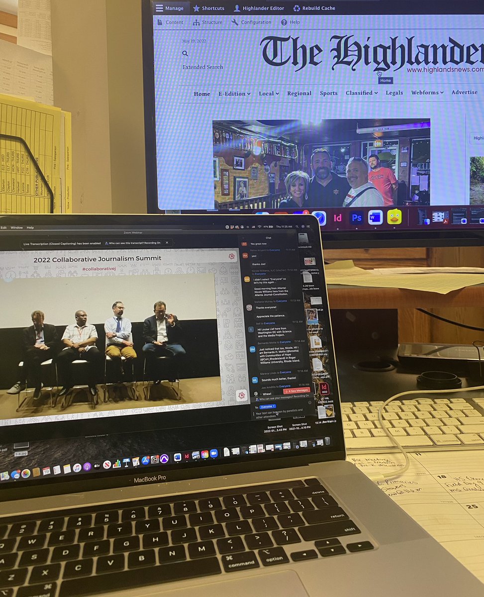 cristoleelugo1's tweet image. Zooming in for the 2022 Collaborative Journalism Summit. 

Wish I could be in Chicago, but this will have to do! 

#CJS2022 #LocalNewsMatters