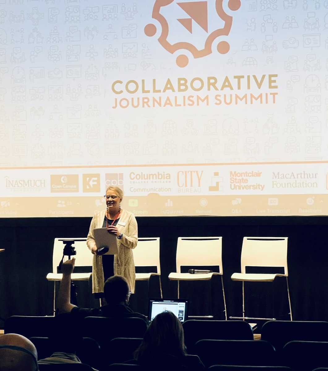 krystalknapp's tweet image. Collaborative Journalism Summit kicks off in Chicago as @StefanieMurray welcomes everyone.  #CJS2022 is my first in-person journalism conference since the pandemic. So great to see old friends and talk shop.
