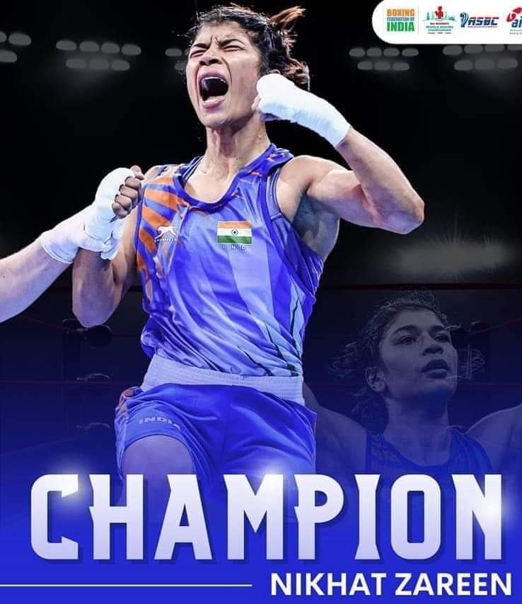 raghib_baadshah's tweet image. #congratulationschallenge
विश्व मुक्केबाजी चैंपियनशिप में भारत की निकहत प्रवीण ने #champions  बनकर देश का मान बढ़ाया।।
बहुत बहुत बधाई