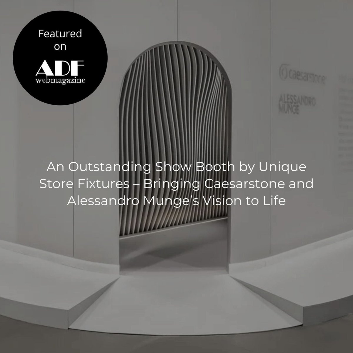 UniqueFixtures's tweet photo. We have been featured on ADF Web Magazine! 
Thank you @aoyama_design_forum for recognizing our work on Neo Colosseo for @idstoronto! https://t.co/7evGIqZqX8