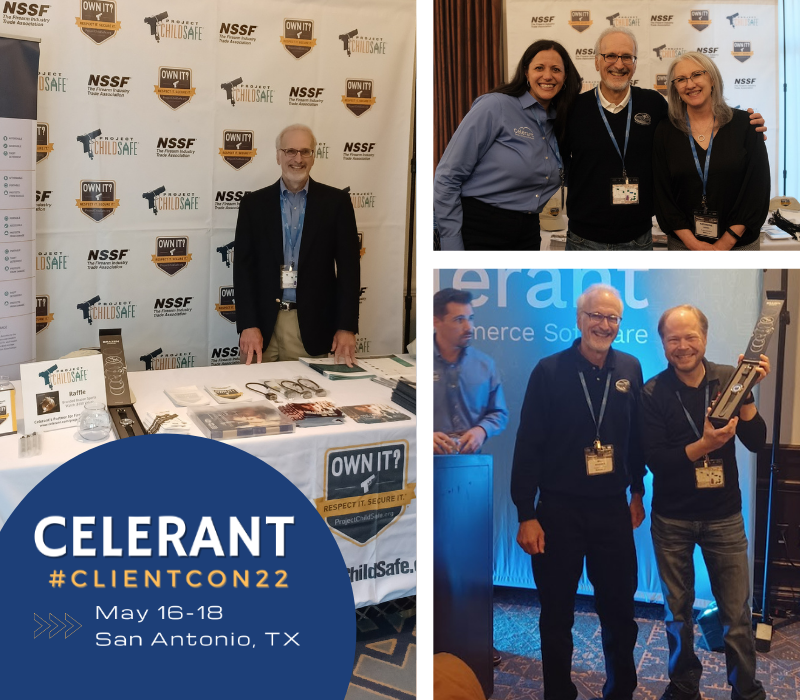 CelerantTech's tweet photo. Thanks Bill Brassard & Katharine Harris #ProjectChildSafe @NSSF for sponsoring our client conference. Congrats to our client Justin Card @TriangleAcademy for winning the @BrazenSports Watch, $550 Value. ๐ โ #ClientCon22 https://t.co/UdTkPlmyJj