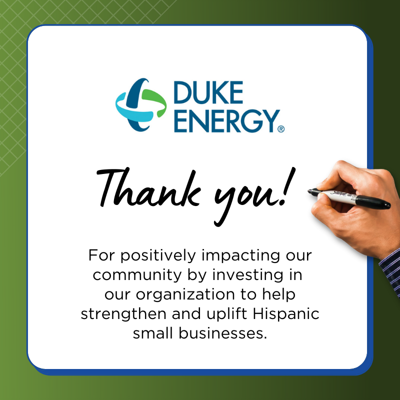 ProsperaUSA's tweet photo. #ThankfulThursday - ๐ค Thank you @DukeEnergy for positively impacting our community by investing in our organization to help strengthen and uplift Hispanic small businesses. ๐
#ProsperaUSA #ProsperaFunders #ProsperaPartners #HispanicEntrepreneurship https://t.co/KUetsvXYkd