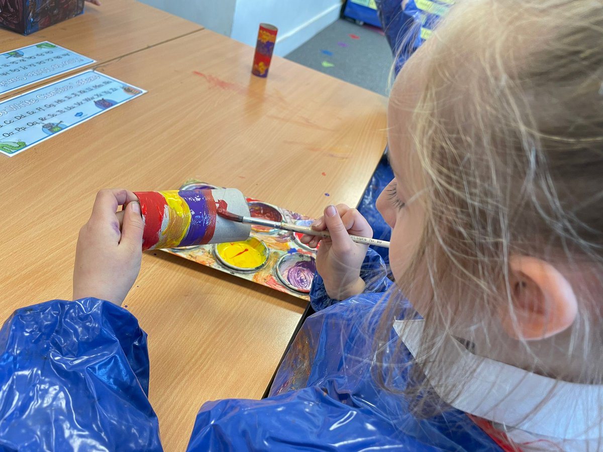 Year 1 have started assembling their transport inventions for our current Design and Technology unit today, messy hands all round!
