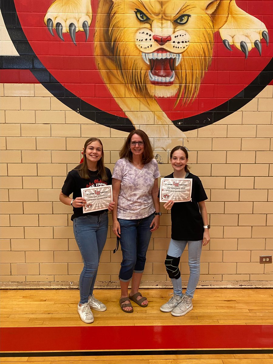 Giving awards at the end of the year is always special! So proud of these girls and all their hard work this year!! #missionLHJH #LHladycats