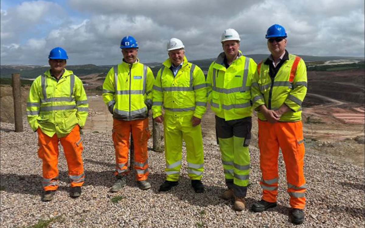 Another great group of visitors to Hemerdon mine. After Marica Lyndon and Ian Reynolds presented at the <a href="/CECASouthWest/">CECA South West</a> meeting in March, it was fantastic to follow up with a mine tour this week #civilengineering #workingtogether #ukmining #criticalminerals