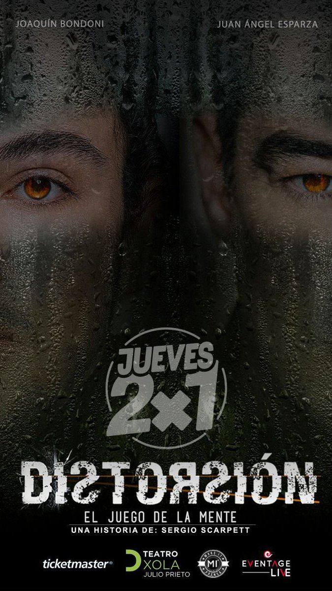 Distorsionmx1's tweet photo. Hoy es jueves de 2x1 en @Ticketmaster_Me ¡Aprovechen! https://t.co/AnW2thOV4d