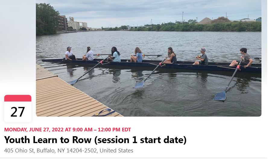 Row_Buffalo's tweet photo. As we head into summer, stay up to date on our rowing programs at the boathouse by following all our social media platforms! 🚣

Facebook: https://t.co/P7qVNUiMl5
Instagram: https://t.co/7QLehCAWvC
Twitter: https://t.co/3ijsZzlJUi

#Rowing is for everyone.
https://t.co/9pwC1fBgPO https://t.co/rBphXbIH9k