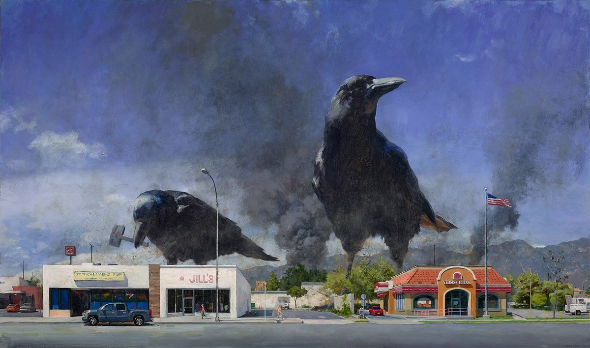 FedeItaliano76's tweet photo. Paintings by American artist John Brosio (born 1967)—a few more here https://t.co/3FxilbQnYb https://t.co/TfzRBYDztH