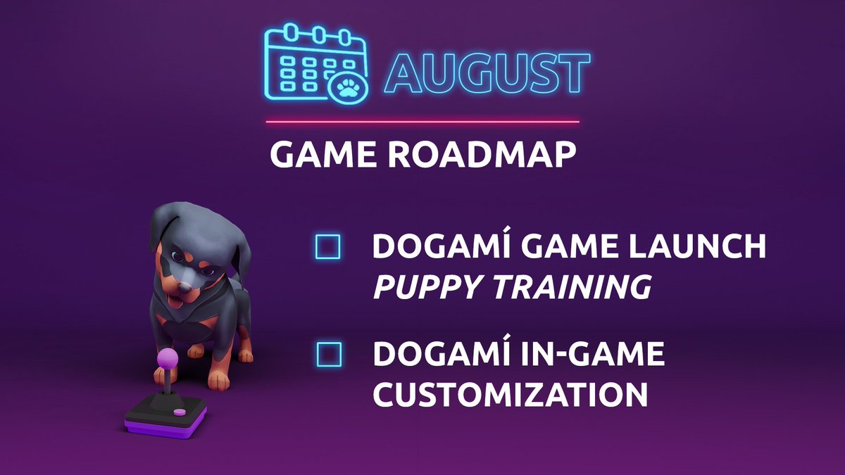Dogami's tweet photo. The moment all our puppies are waiting for, THE DOGAMÍ GAME 🦴 https://t.co/fQWcfLrI9G