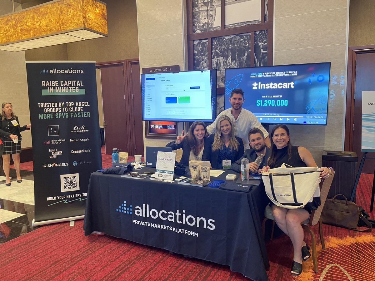 AllocationsInc's tweet photo. Thank you @ACAAngelCapital and everyone who attended the #ACASummit this week! It was great to meet and connect with hundreds of angel groups. ๐
@GaingelsVC @IrishAngels @TheNYAngels @KeiretsuAngels https://t.co/aG091T1KjV