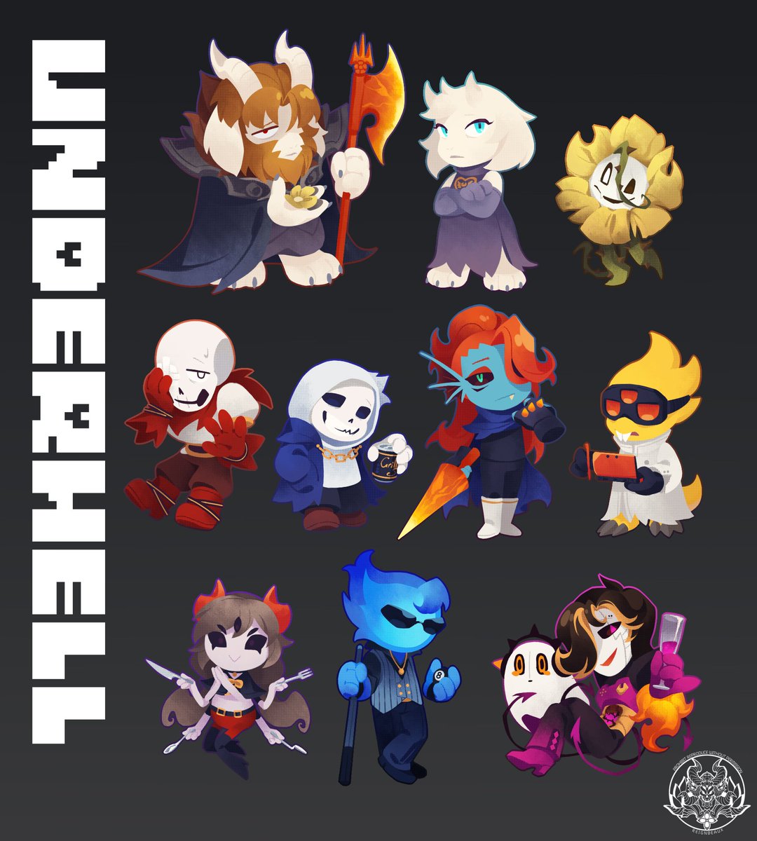 Reignbeaux13's tweet photo. #underhell #undertaleAU https://t.co/63kkOVlNo2