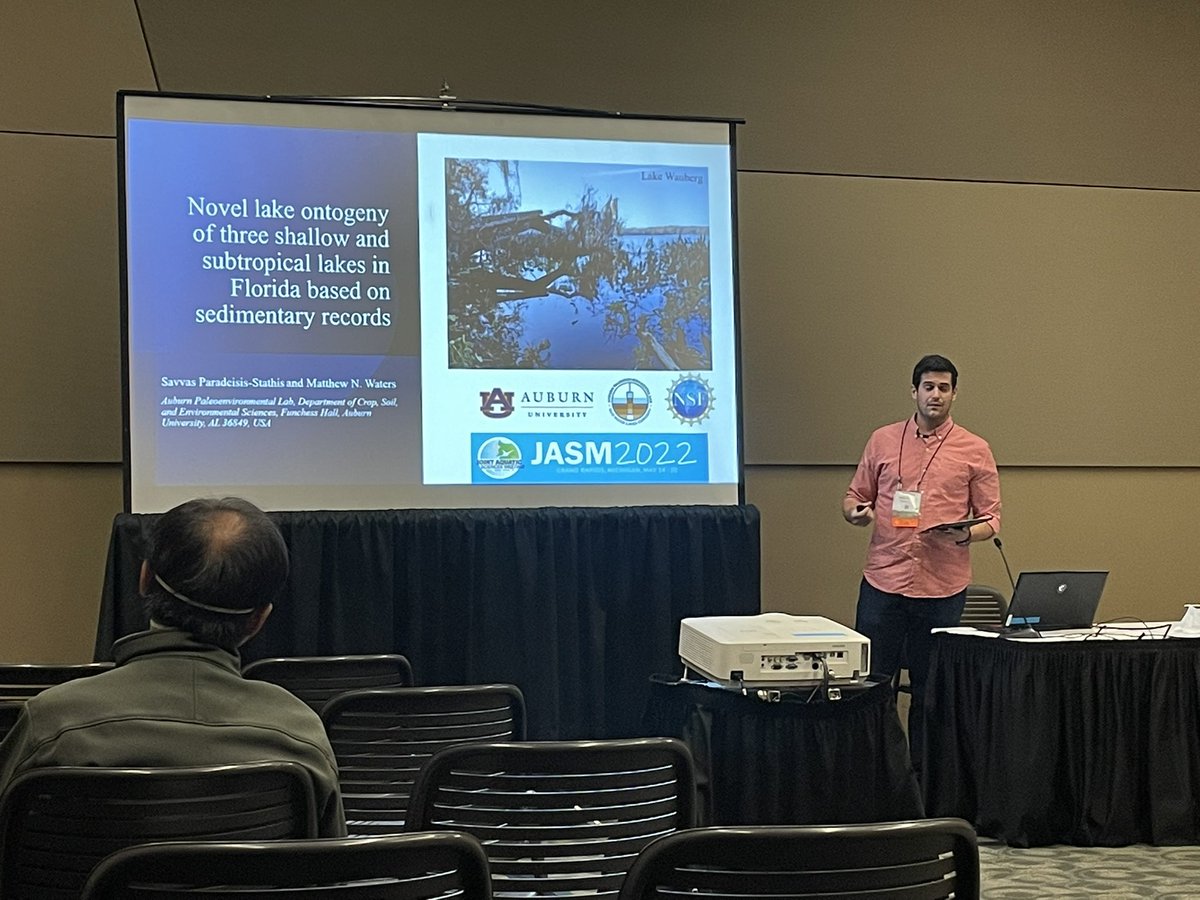Matthew Waters (@waters_paleolim) on Twitter photo PhD student Savvas (<a href="/SavvasStathis/">Savvas Paradeisis-Stathis</a> ) adding to the conversation of lake ontogeny. Such an interesting topic. <a href="/AuburnWater/">Auburn University Water Resources Center</a> <a href="/AuburnAg/">Auburn Agriculture</a> #Mud PhD student Savvas (<a href="/SavvasStathis/">Savvas Paradeisis-Stathis</a> ) adding to the conversation of lake ontogeny. Such an interesting topic. <a href="/AuburnWater/">Auburn University Water Resources Center</a> <a href="/AuburnAg/">Auburn Agriculture</a> #Mud