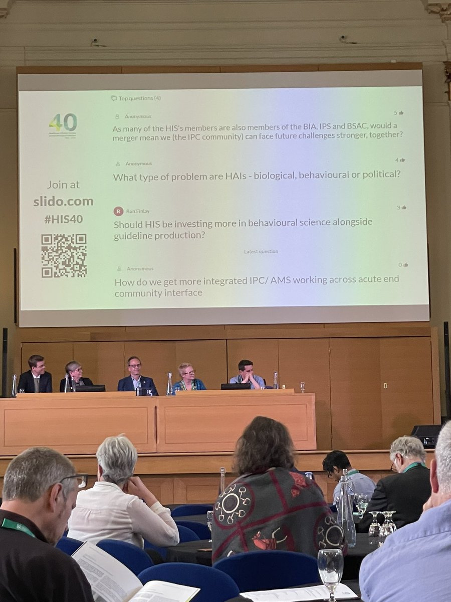 ACPCarnegie's tweet photo. Sat here I think @HIS_infection should encourage Jennifer Bostock to run for PM, just saying 😉

#HIS40 #laymember #istandwithjenny https://t.co/qBAaQUZquC