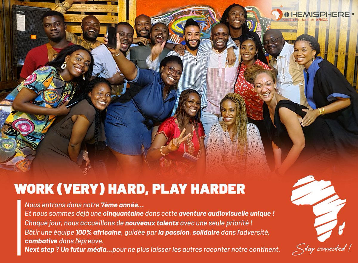 TEAM ❤
Stay connected...
#Hemisphere #HMPA #equipe #multimedia #audiovisuel #integrite