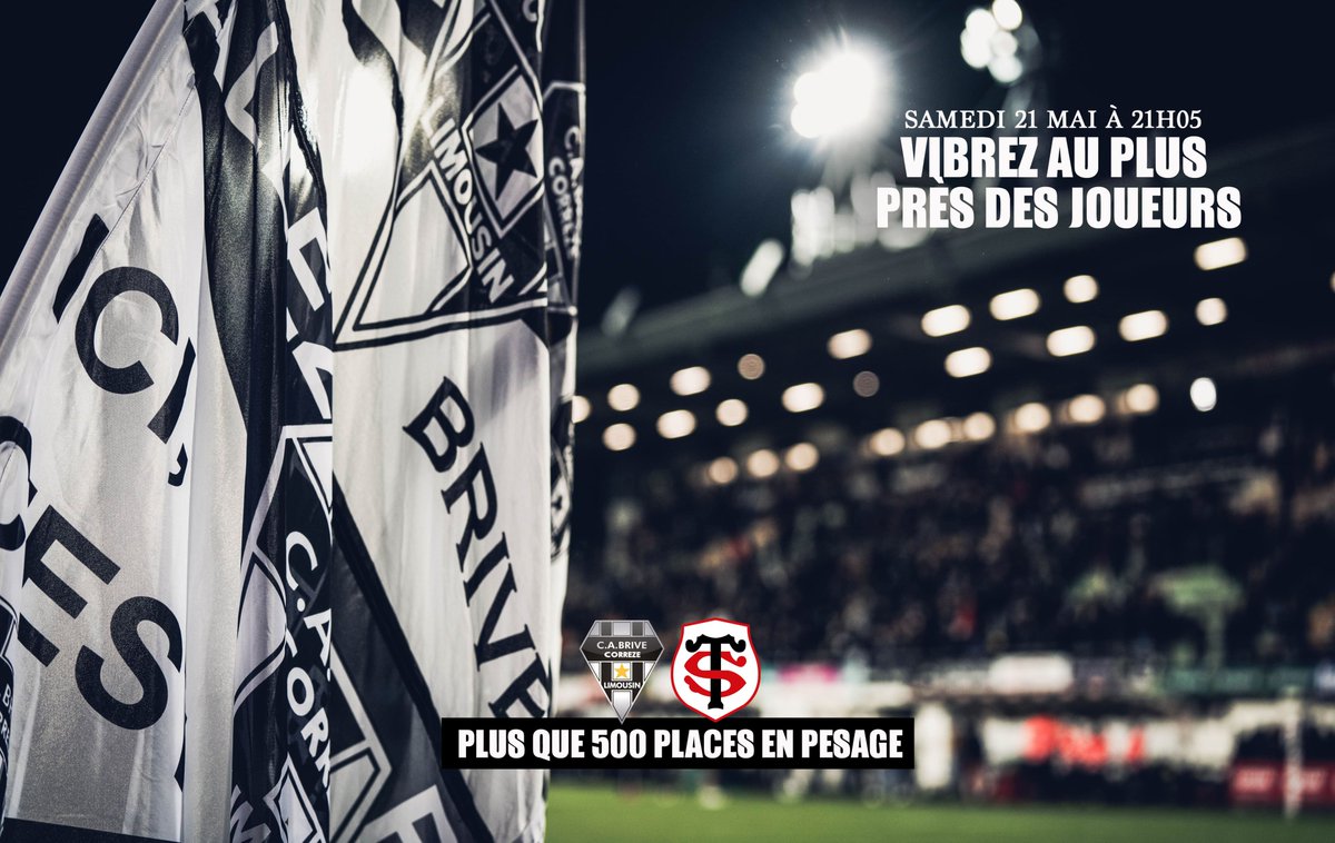 𝟏𝟎 𝟏𝟗𝟓 Places assises ✅
  𝟑 𝟕𝟖𝟒 Places pesage ❌

𝟏𝟑 𝟗𝟕𝟗 Objectif guichets fermés  
🟩🟩🟩🟩⬜️

Il reste moins de 5⃣0⃣0⃣ places en pesage disponibles.
Ne lâchez rien 💪⏳

🎟️ bit.ly/3MqYRxs

#WEARECAB #CABST