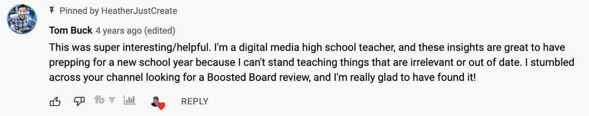 justcreatemore's tweet photo. Got this comment from some guy a few years ago. It also happened to be the very first comment he ever made on YouTube. Yesterday, we celebrated our two year wedding anniversary and @sodarntom also just crossed 10 million views on this same YouTube account. What a trip 🤯💜😍 https://t.co/1eWCFoUKCj