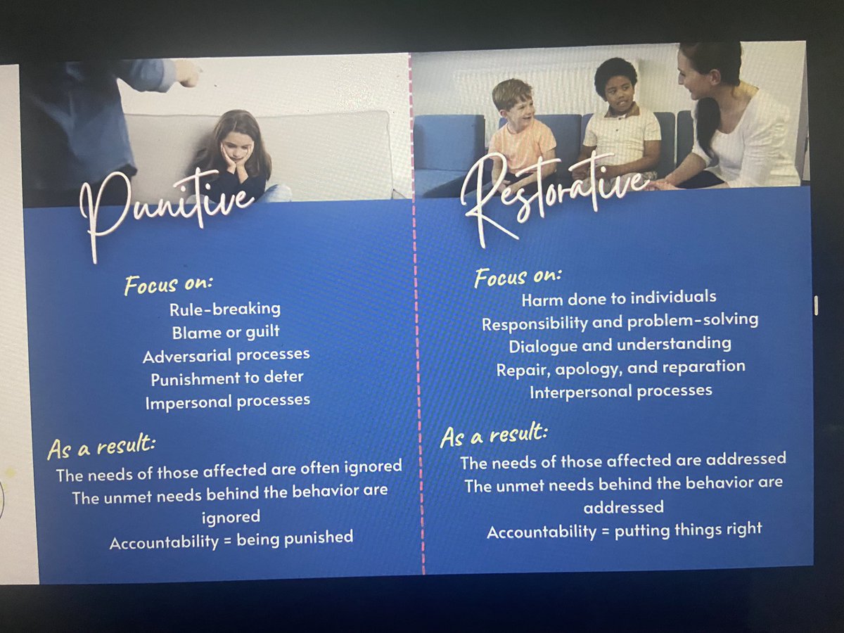 SM4BTerman's tweet image. Restorative practices and student agency go hand in hand. Ss need us to embrace this mindset. Learning tonight with @Mrs_Gilchrist. #ISLLoft #just4you