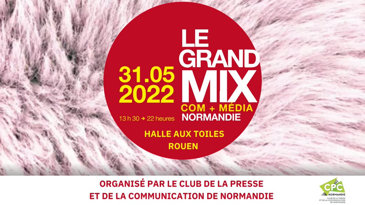 MDVeille's tweet photo. Le Grand Mix de la com’ et des médias aura lieu le 31 mai, à la Halle aux Toiles de Rouen.
J’animerai un atelier sur les 12h de l’agilité numérique à 18h15.
L’entrée est gratuite sur inscription 👉 https://t.co/8325V2rBiM
#grandmixnormand #grandmix2022 https://t.co/YuuLqPA9fh