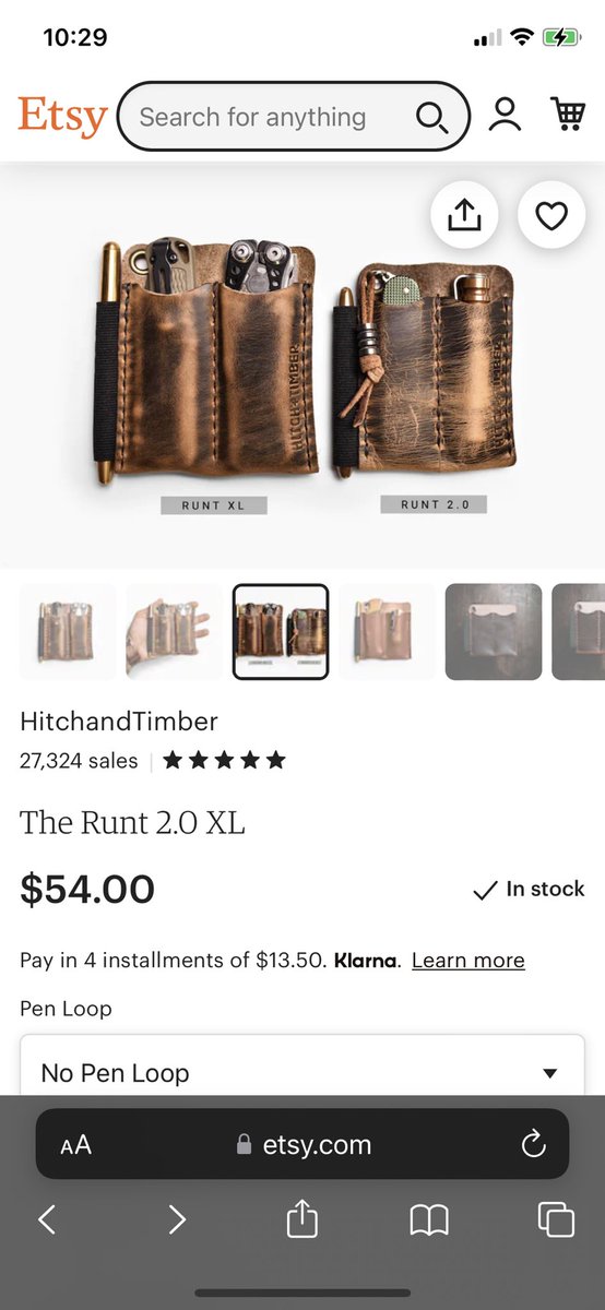 Cold9111's tweet image. Just ordered the XL version of The Pocket Runt #EDC 2.0 for the new knife I’m getting soon. tidd.ly/3sNyj1M 

Leather ftw!  Working on a leather and copper EDC collection. 

Pocket organizers are amazing. Not sure how I went so long without em.