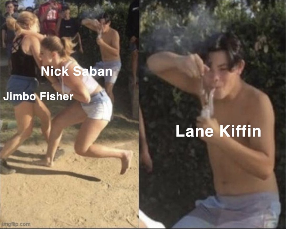Tonywithyy's tweet photo. @Lane_Kiffin @ClayTravis https://t.co/3w3KT6XFJa