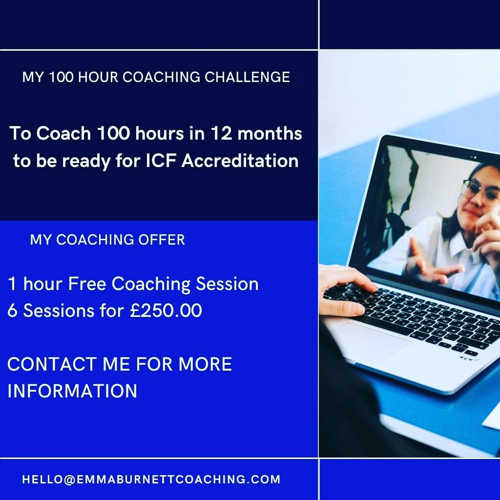 A client asked me how my coaching challenge was going today, I was happy to say I have reached 60 hours. My challenge ends in August when I hope to apply for ICF accreditation 
DM me if you are interested in finding out more about coaching.

#lifecoach