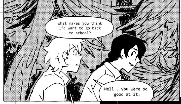 just reminder i have ko-fi tiers where u can see behind the scenes for my upcoming comic ^__^ l1nk below and in bio👇