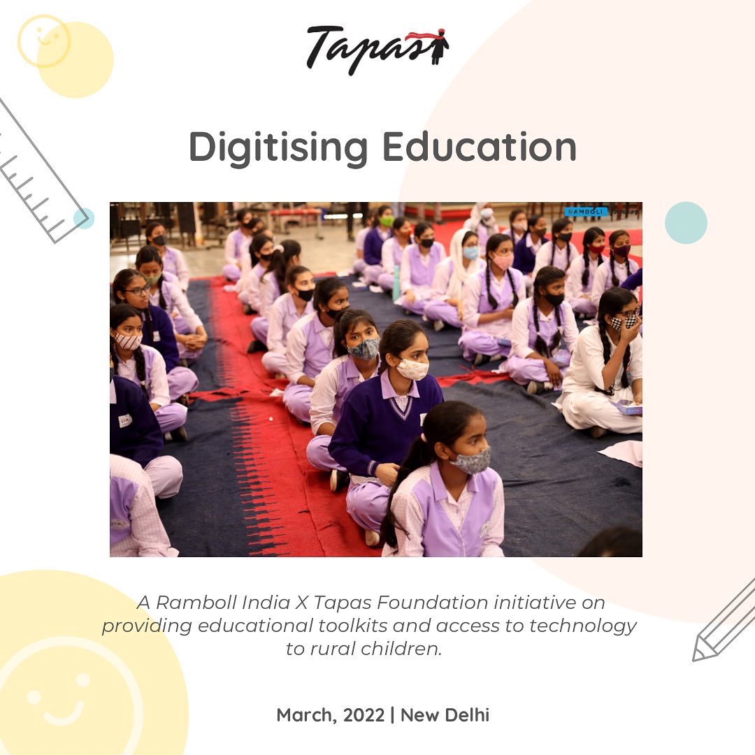TapasFoundInd's tweet photo. ✨ Digitising Education ✨

We distributed 51 Lenovo tabs to the students of Sarvodaya Kanya Vidyalaya in Malviya Nagar, New Delhi. 

We wish the girls with the brightest future! Thank you @ramboll for making it possible! https://t.co/QEnBm0FKMu
