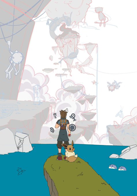 Started something fun this morning!   Damn I wish we had a really open map adventure Pokemon. Arceus<a href="/tag/whatif"class="tags"><span>#whatif</span></a>