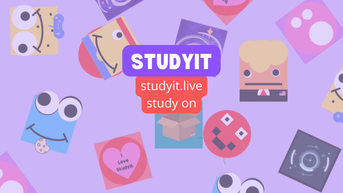 StudyItLive's tweet image. studyit.live study on