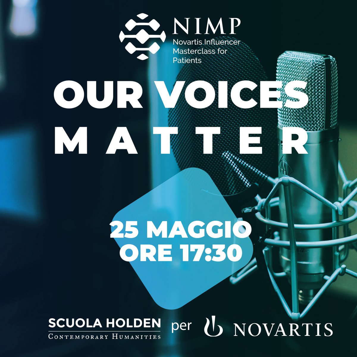 GiogioMasca's tweet photo. Anche l'Associazione @ANMAROnlus ha preso parte a questo ambizioso progetto. Abbiamo affrontato il tema del racconto e la voce è stata la parte centrale del progetto. Ormai ci siamo!

il 25 maggio segui la diretta su: 
https://t.co/6yHdDCBmi7

#NIMP @NovartisItalia #podcast https://t.co/WsDi6YHt3Y