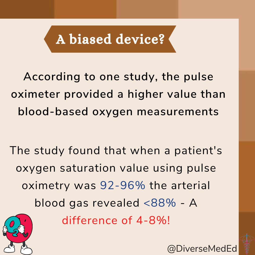 OmerRott's tweet photo. My second post in the misdiagnosis series!
It is hard to treat patients equally when the devices
themselves are biased...
What do you think we can do to change this? what will
you take away from this post? Have you noticed similar
issues?
#diversity #DEI #medicine #diversemeded https://t.co/EQSeUpNJn3