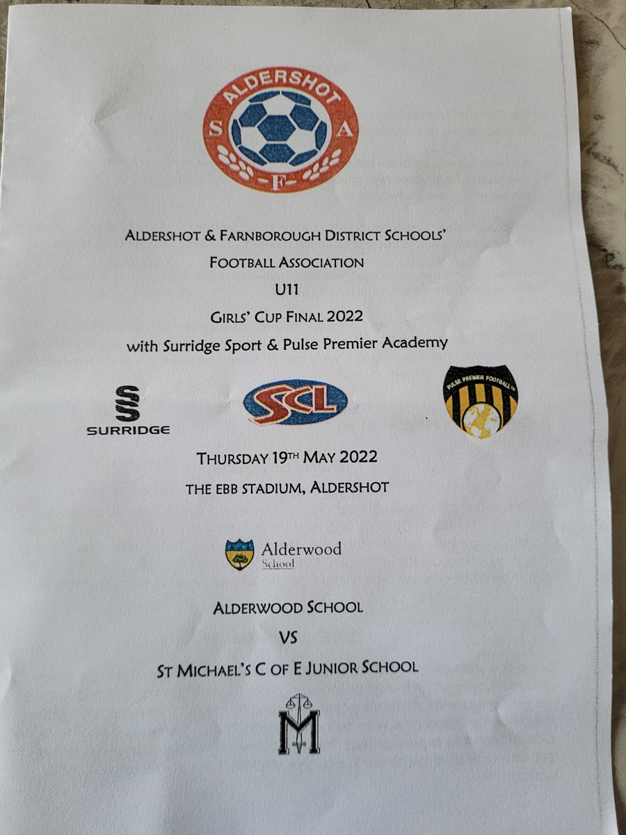 nicoleodam's tweet photo. Well done @AlderwoodSchool you made a cup final!! What an amazing achievement. You played your hearts out and it was great to come along and cheer you on! Well done. 👏 👏 👏 You should all be proud. https://t.co/In1vevUatv