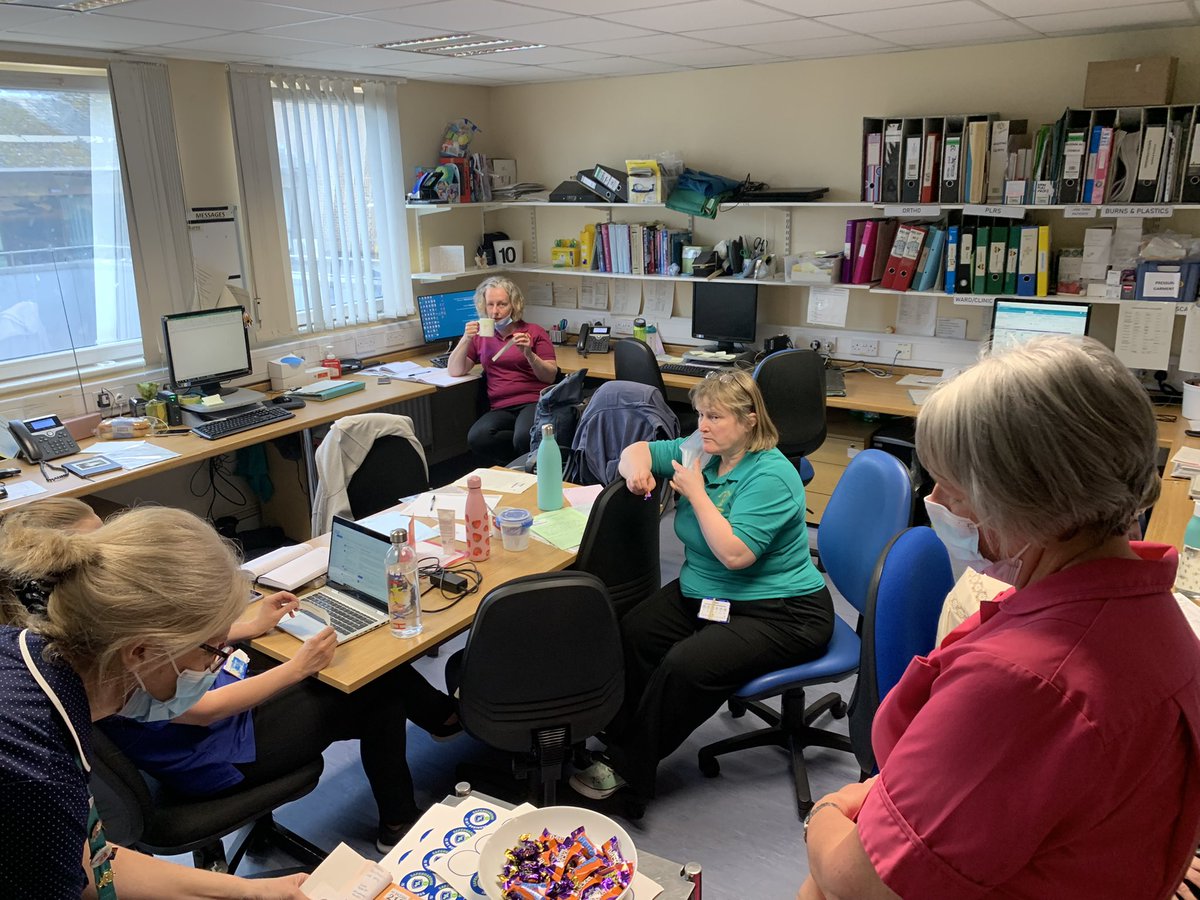 Day 4 of safeguarding week. #safeguardingsheffchildrens <a href="/SheffChildrens/">Sheffield Children's</a> @Sally_Shearer 40 more in-depth, amazing conversations with staff. Lots of new faces. Absolutely brilliant day!! 🥳💬💬💬💬💬💬💬💬💝