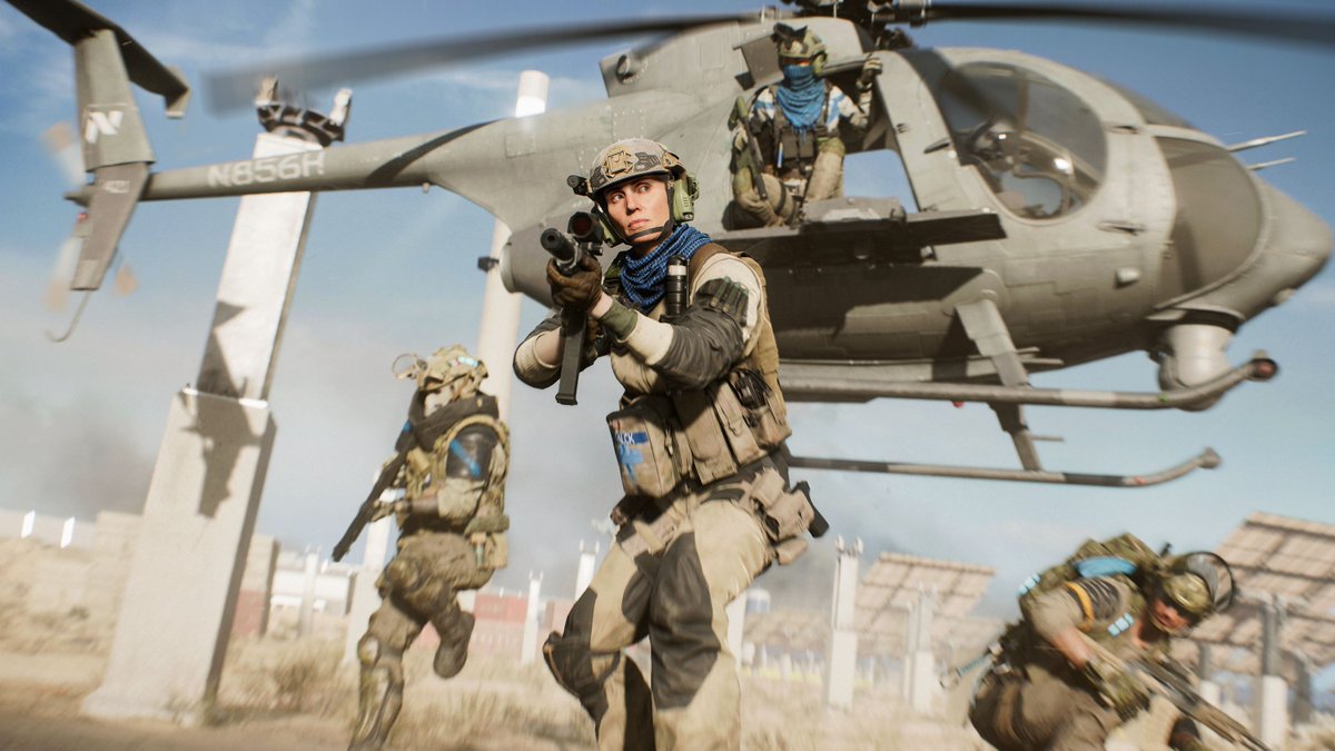 Polygon's tweet photo. Battlefield 2042 patch gets rid of ‘chaotic’ 128-player Breakthrough https://t.co/9rwn9oiF0L https://t.co/nLKl7FiOAx