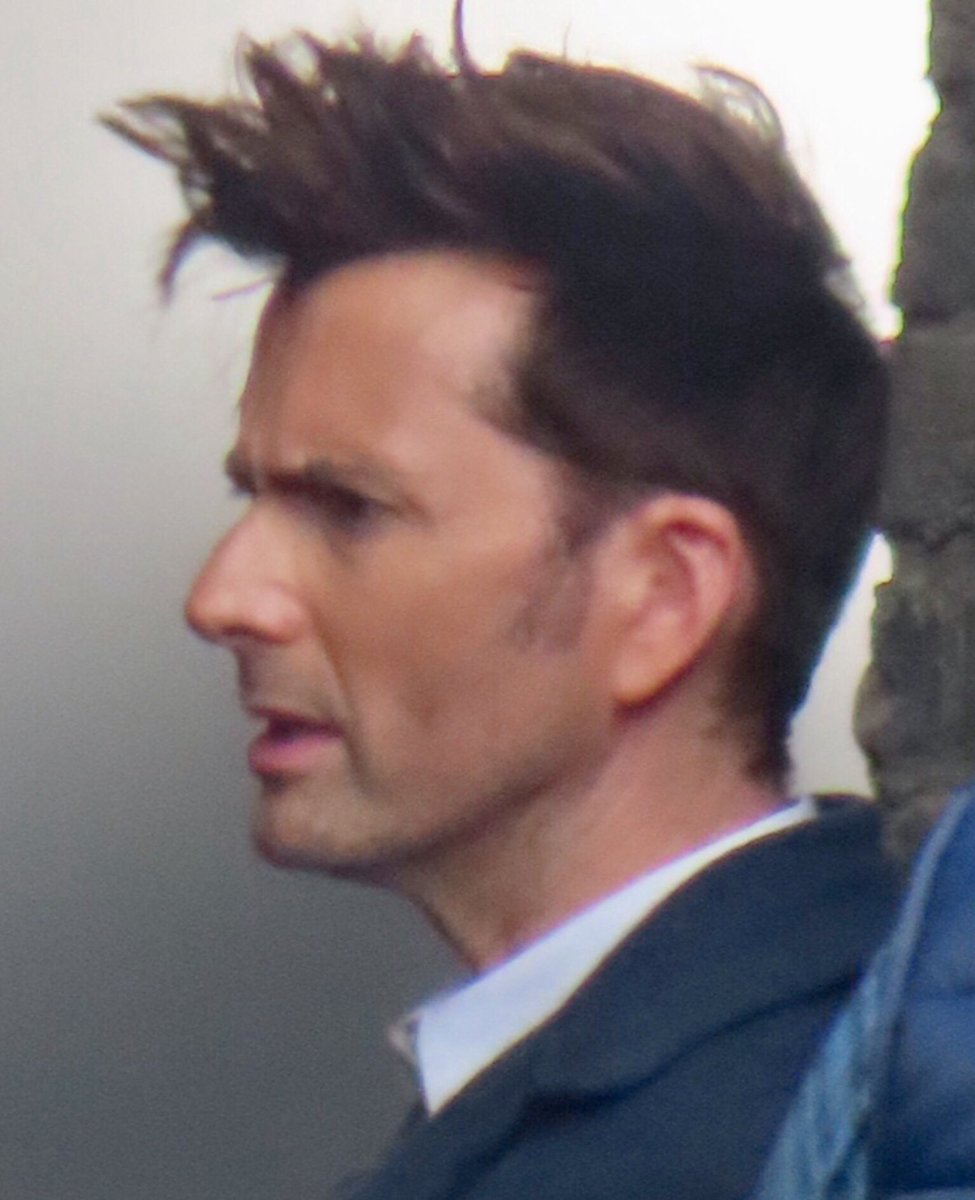 For those concerned about the hair..
Fear not! 😂

 #DavidTennant #DoctorWho