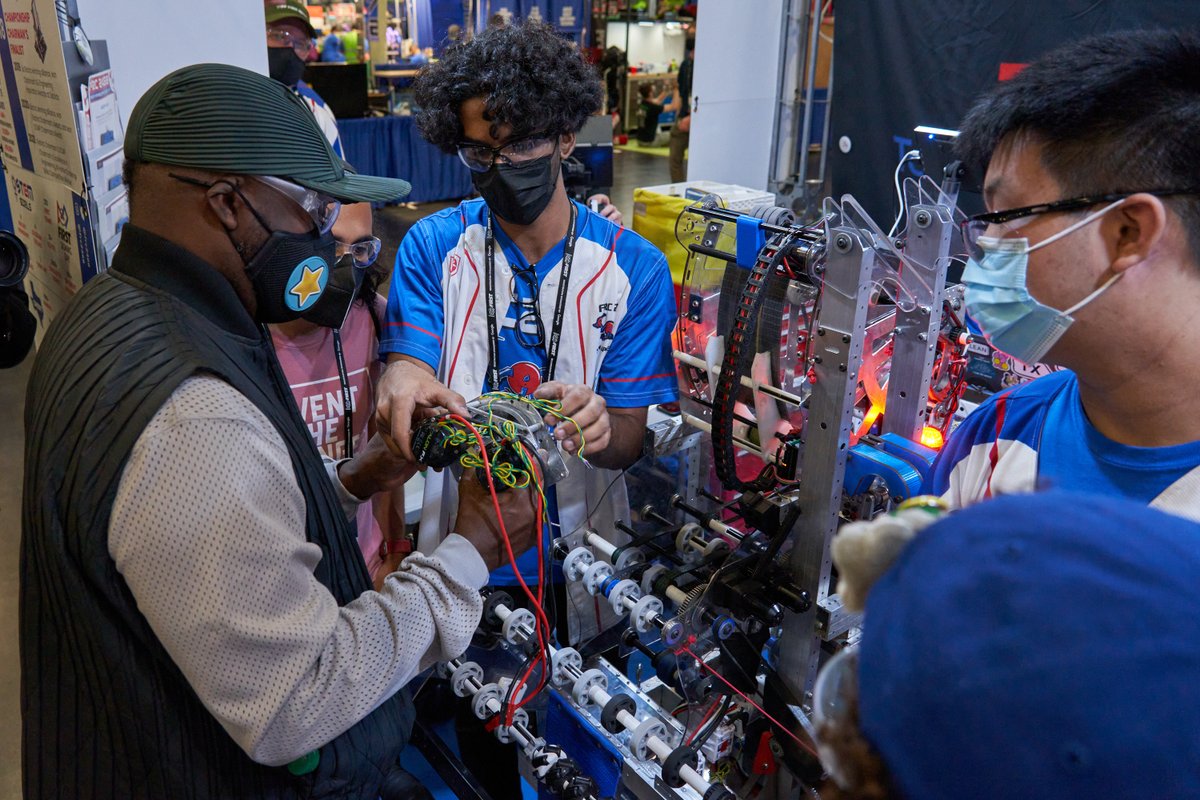 Throwback to when <a href="/iamwill/">will.i.am</a> visited the 2022 #FIRSTChamp in Houston, Texas 🙌 Thank you for helping #makeitloud and demonstrate why FIRST is #morethanrobots! #tbt