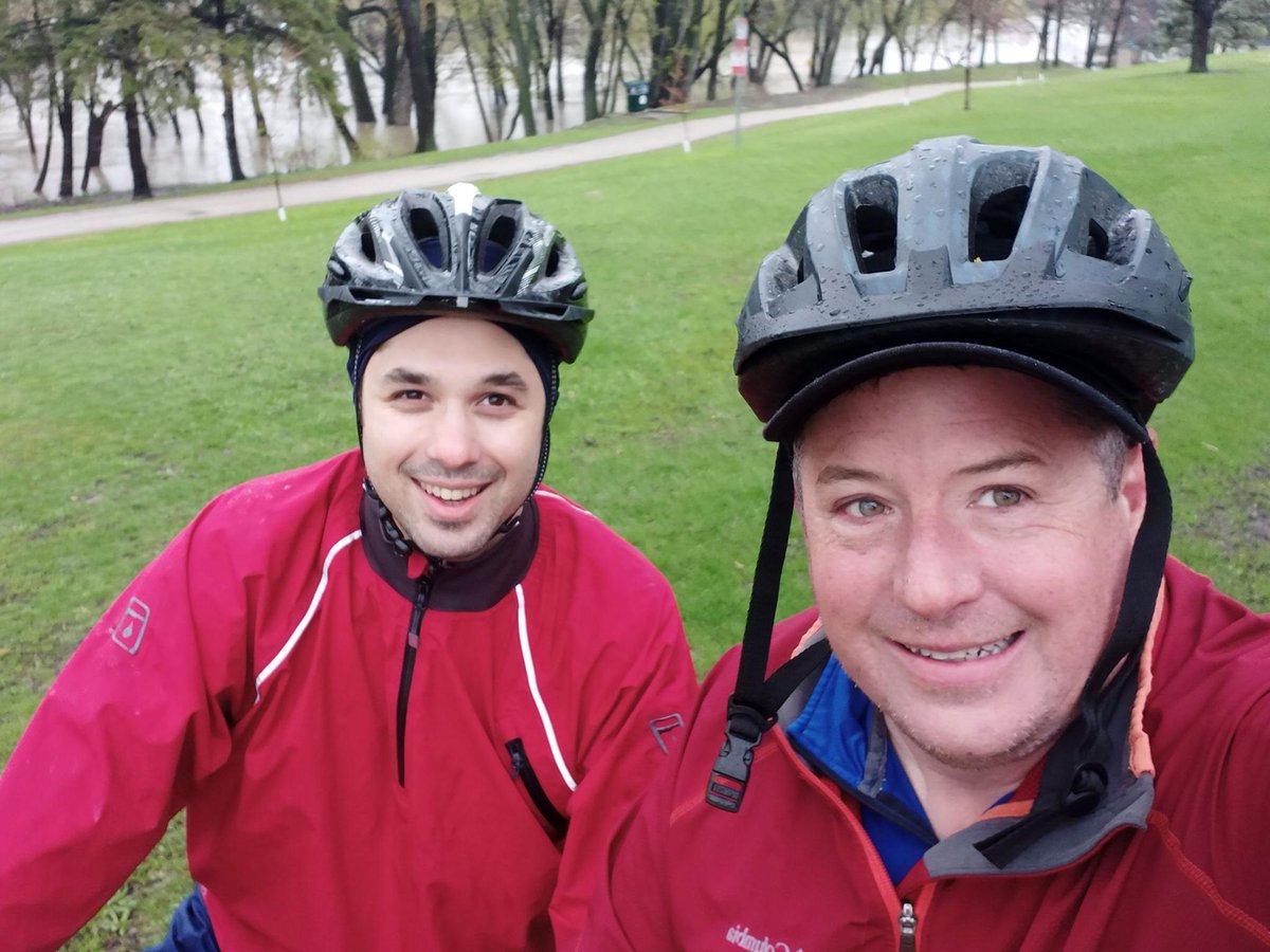 Ride4ARVC's tweet photo. Adam is making his way out west to start part 2 of the #Ride4ARVC! He's currently in #Winnipeg catching up with his cousin Zack and of course - training!

#ARVC #ARCD #heartfunction #heartfailure https://t.co/W9ol8kMhSu